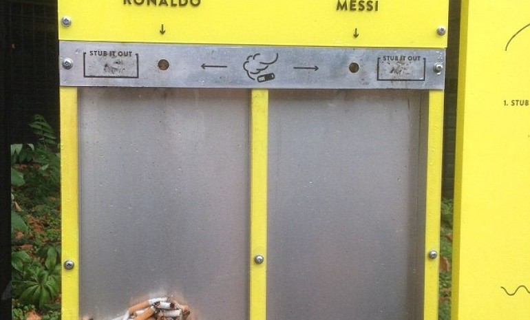 Sử dụng Messi & Ronaldo để kêu gọi bảo vệ môi trường với chi phí 0đ